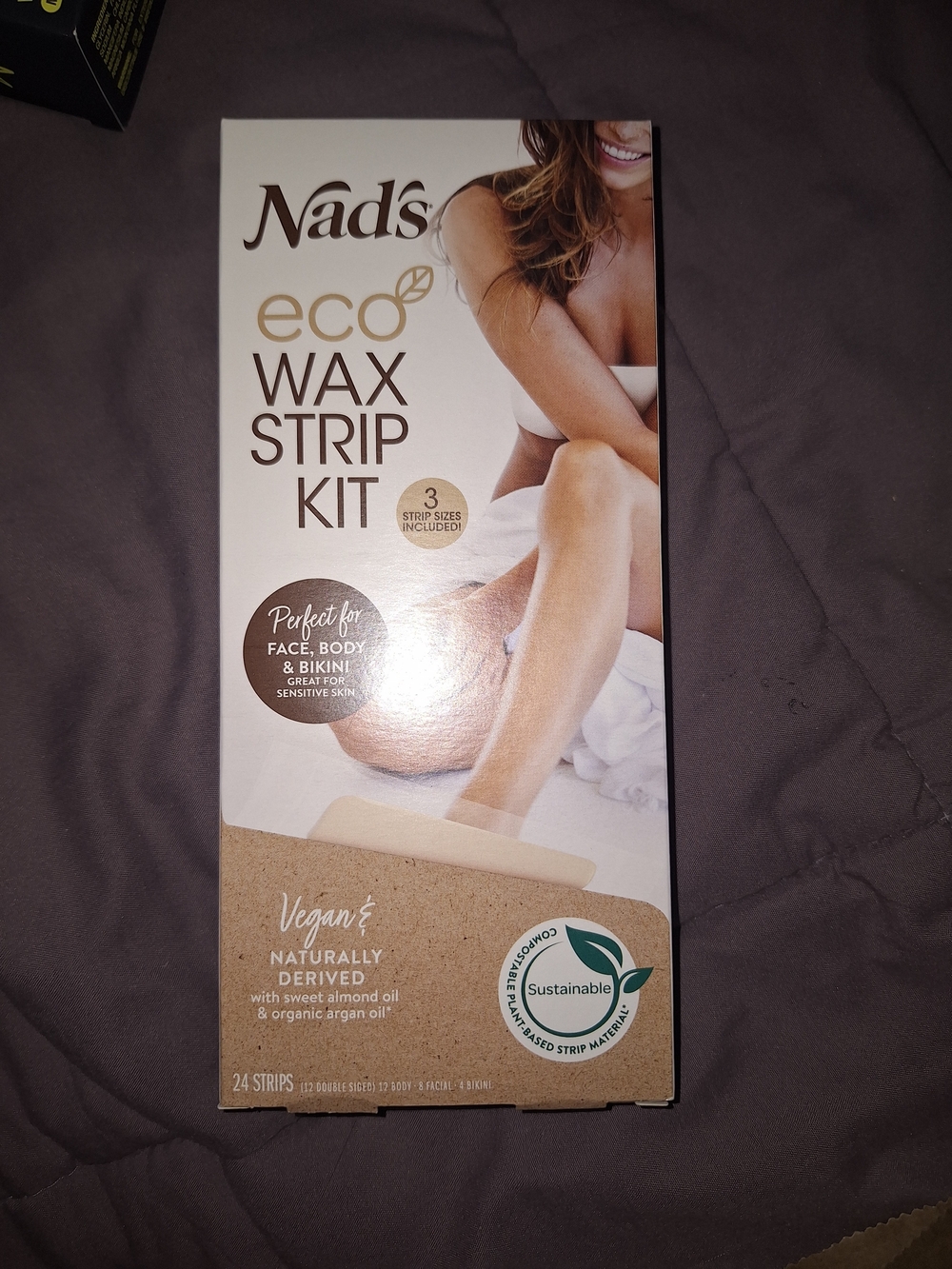 Nad's Eco Wax Strip Kit - White & Tan Packaging